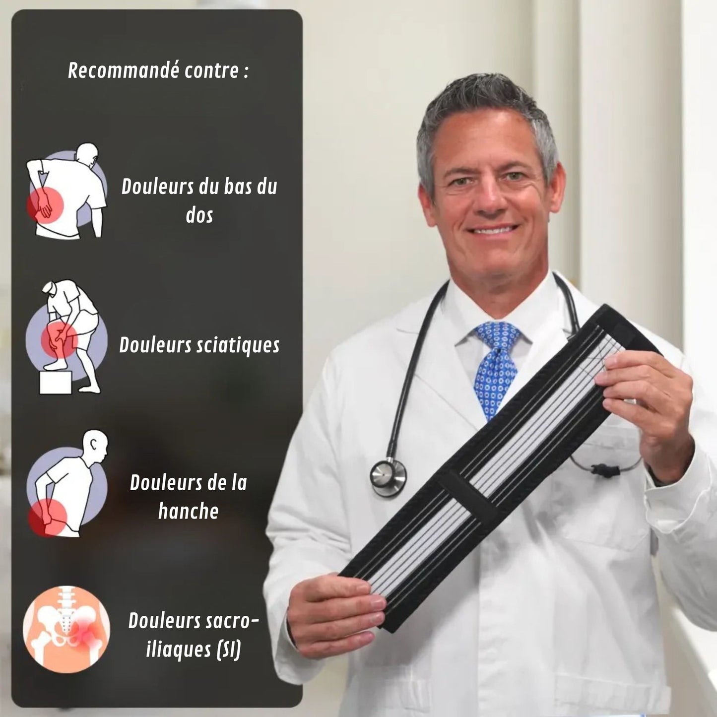 Ceinture orthopédique pour l'articulation