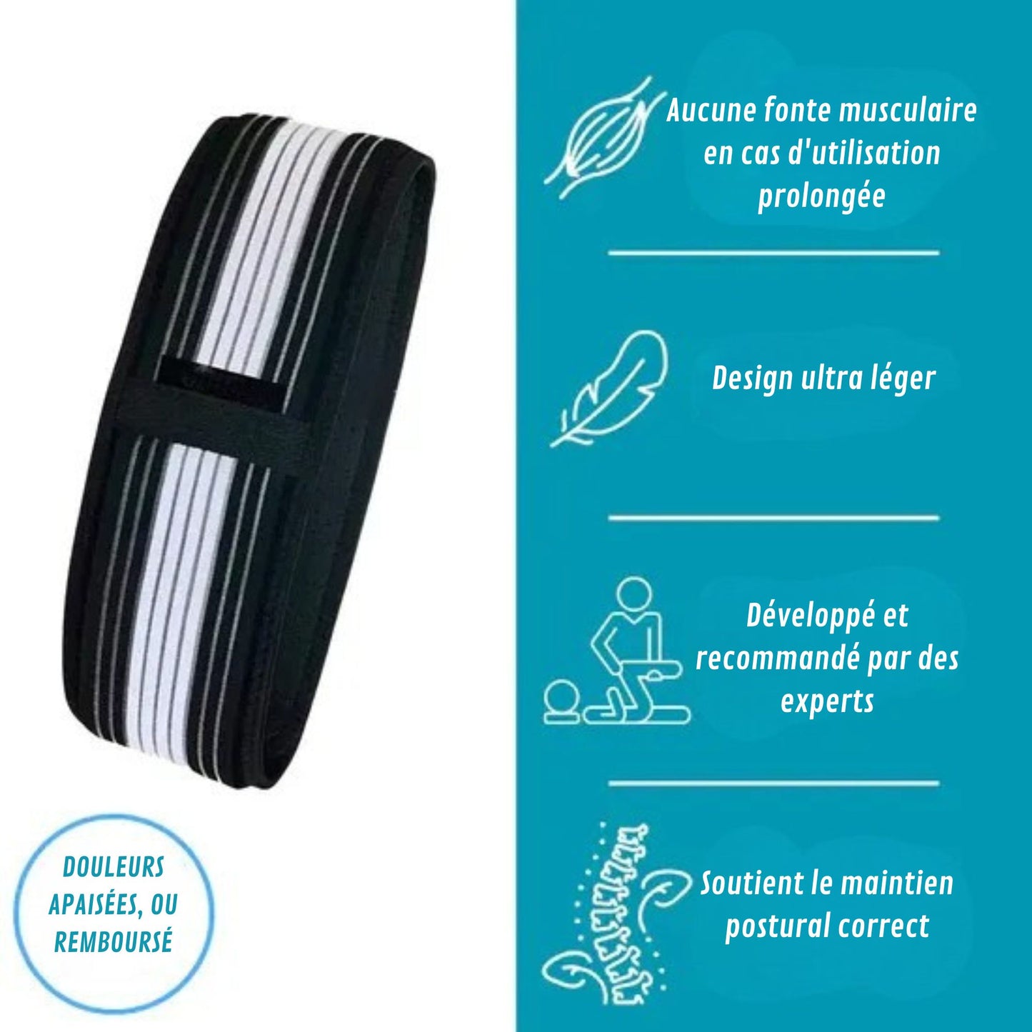 Ceinture orthopédique pour l'articulation