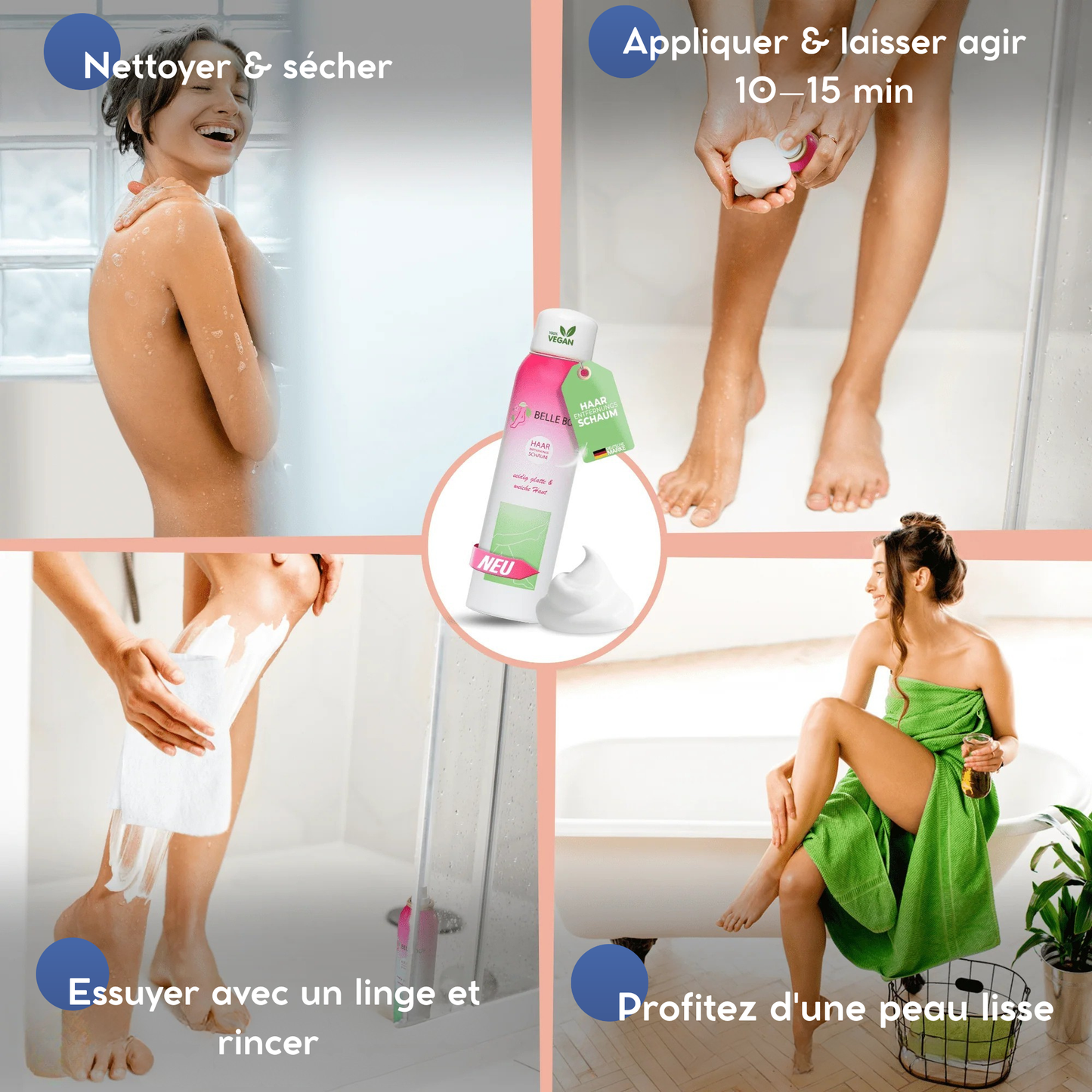 Mousse Dépilatoire Peaux Parfaites